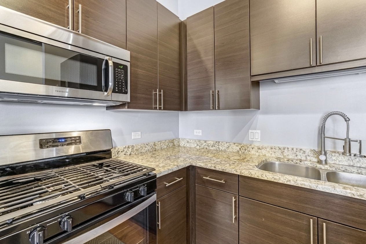 Kitchen detail — granite & cabinetry